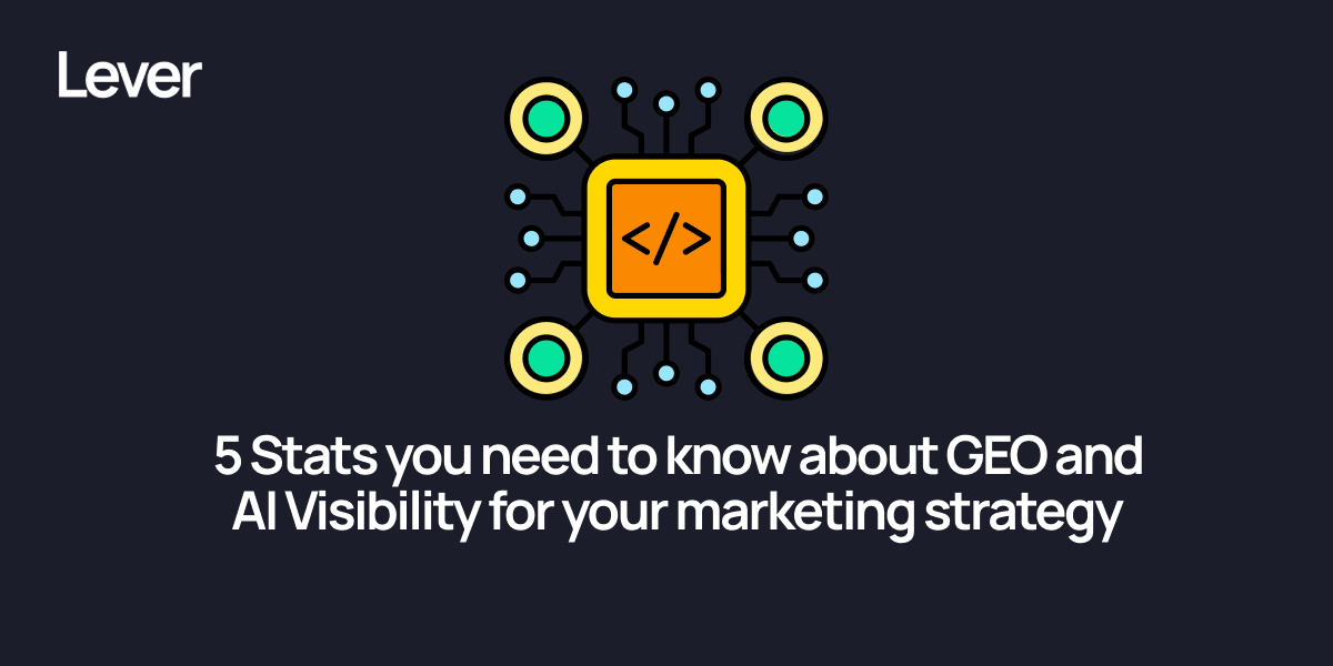 5 Stats you need to know about GEO and AI Visibility for your 2026 marketing strategy