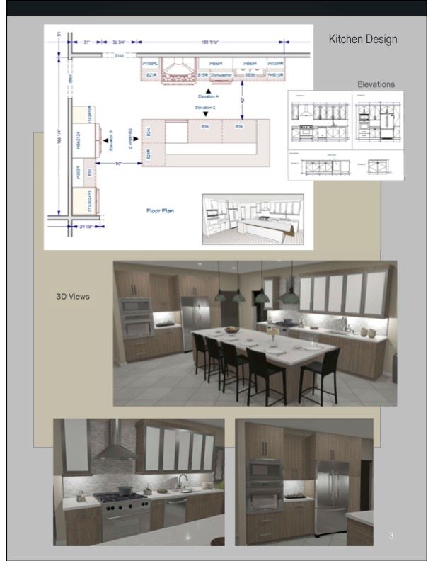 Kitchen Design Rendering