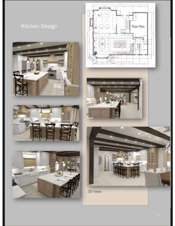 Kitchen Design Rendering