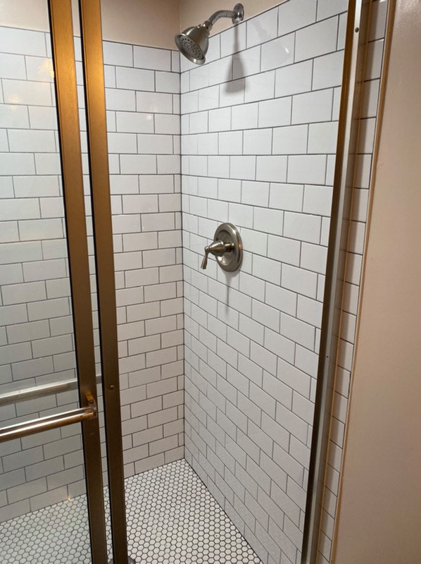 Before and After Shower Transformation