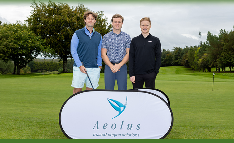 Team Flynn O’Driscoll at the First Aeolus Golf Classic 2026 