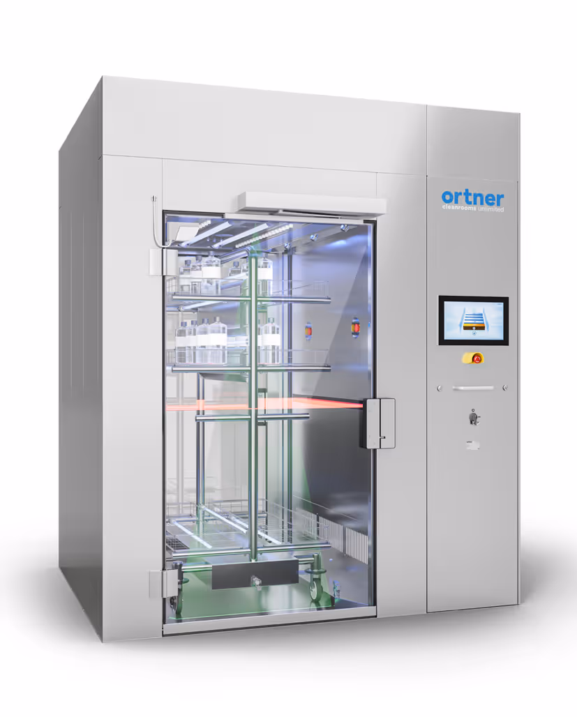 3D-Visualisierung einer Reinraumschleuse