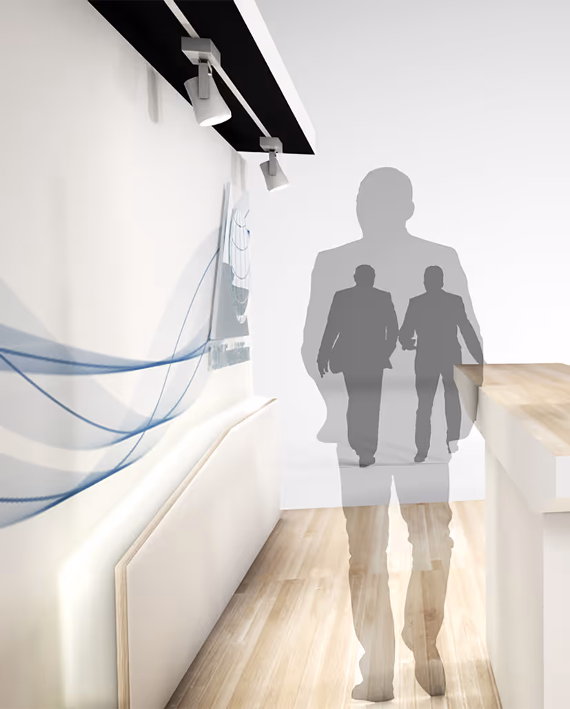 3D-Visualisierung eines Messestands