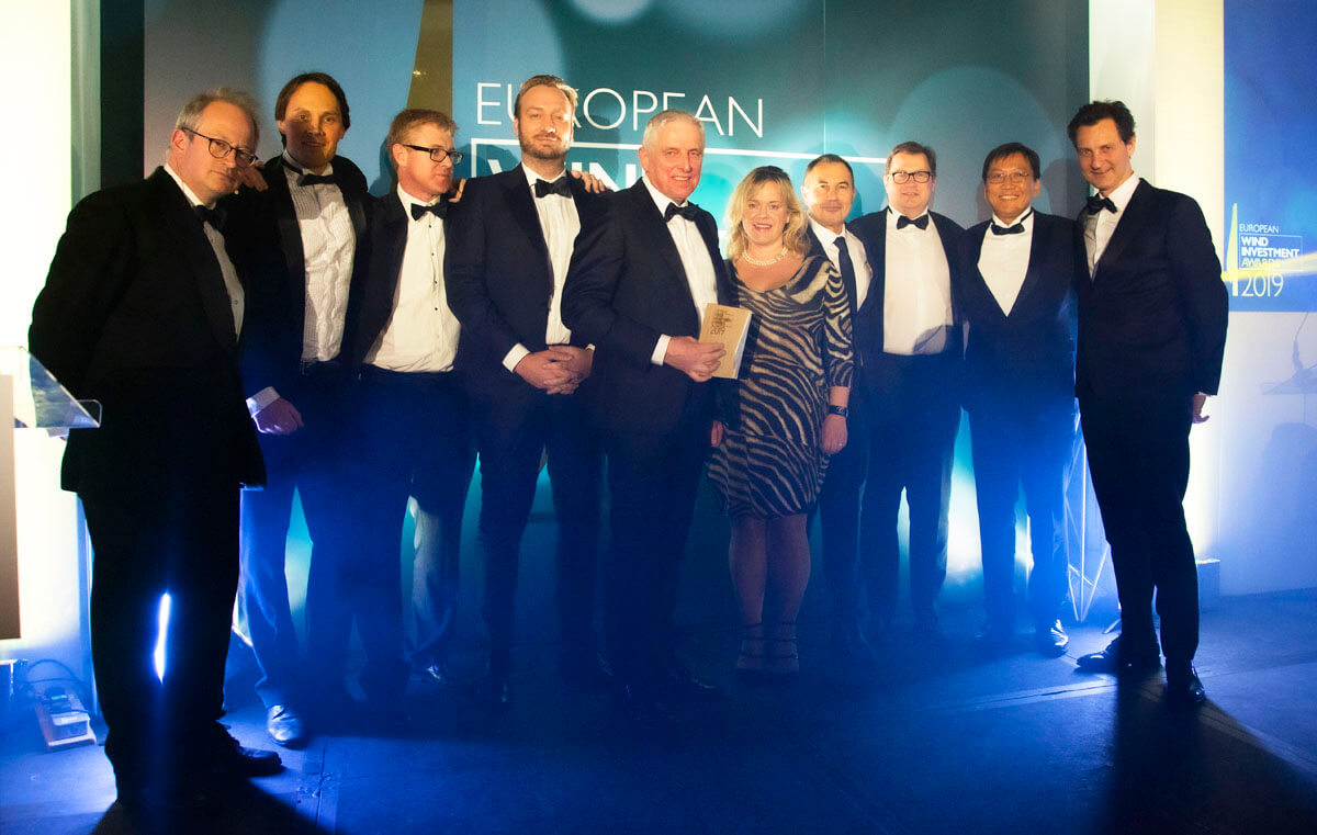 Onshore Team of the Year, European Wind Investment Awards 2019 - Hosted by Tamarindo