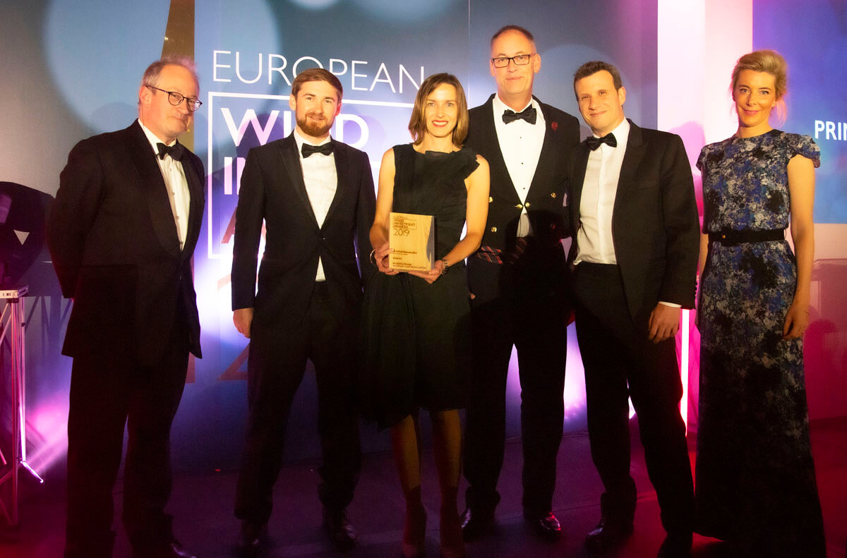 Innovation Award, European Wind Investment Awards 2019 - Hosted by Tamarindo