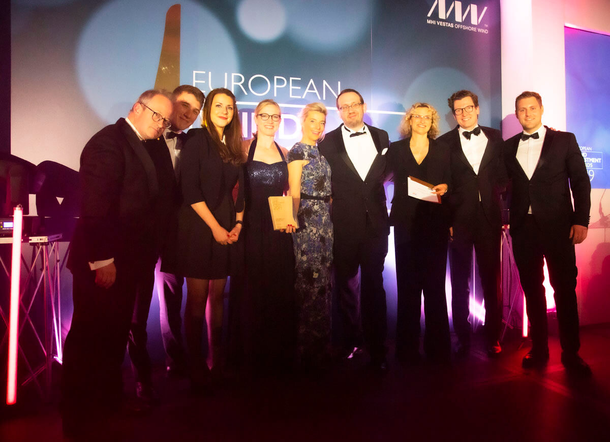 Onshore Deal of the Year, European Wind Investment Awards 2019 - Hosted by Tamarindo