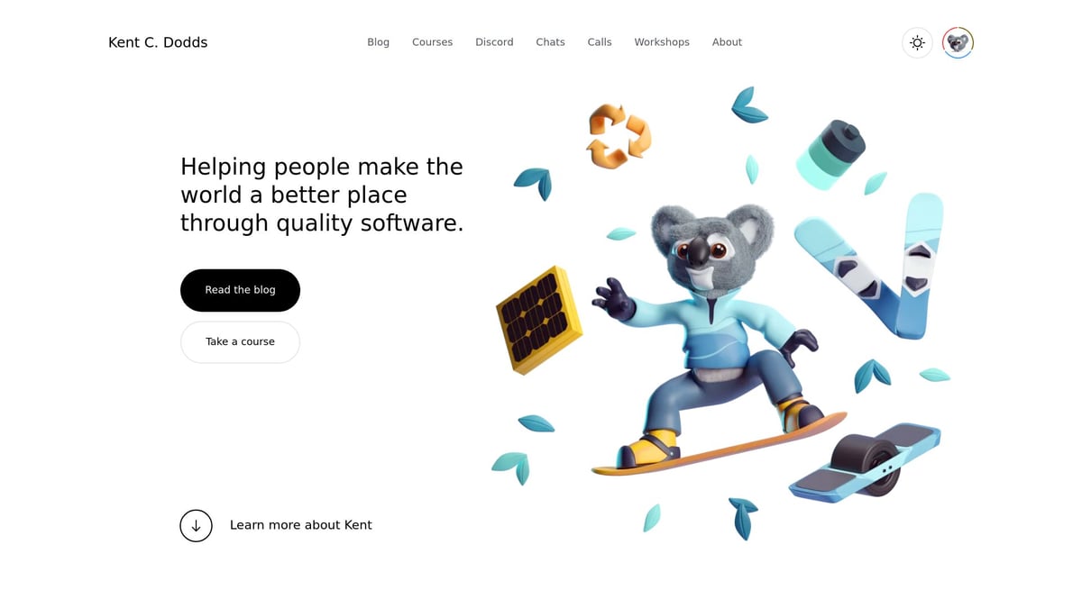 7 Software Experts You Need to Watch in 2025 - Kent C. Dodds – Frontend Engineering Educator