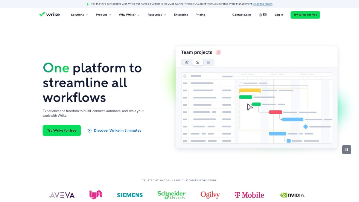 Top 10 Workflow Automation Software Picks for 2026 - Wrike