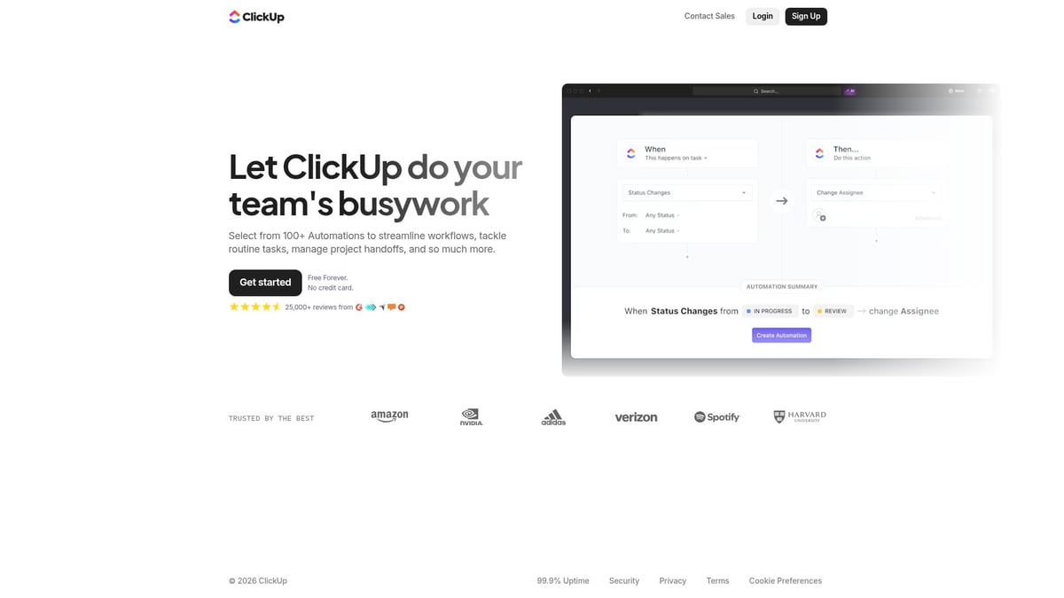 Top 10 Workflow Automation Software Picks for 2026 - ClickUp