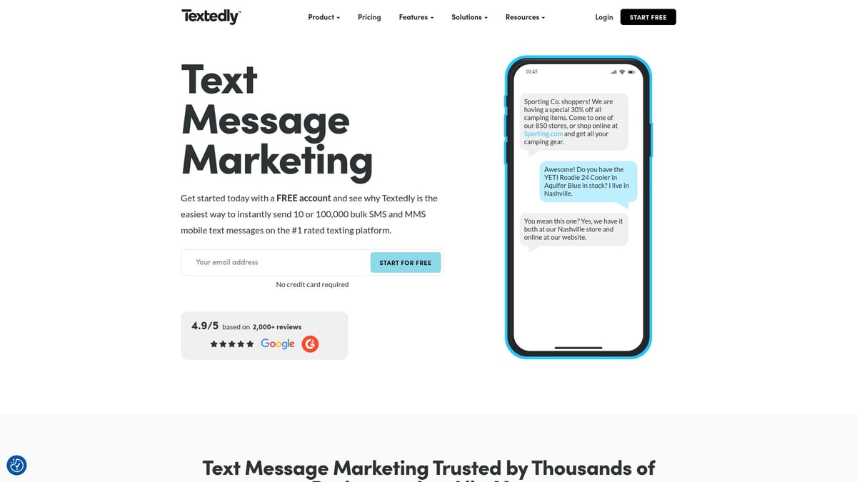 Top 7 Text Messaging Service For Business Solutions 2026 - Textedly