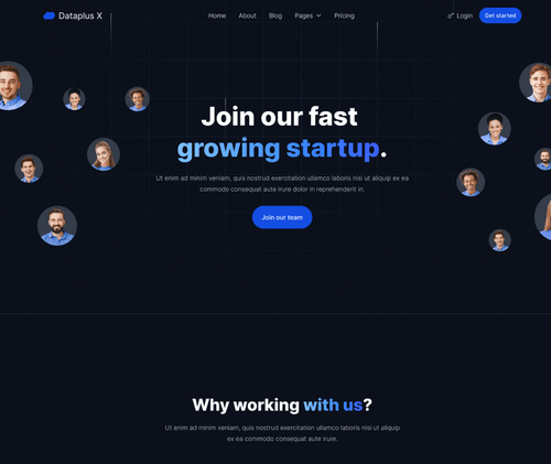 Careers - Dataplus X Webflow Template