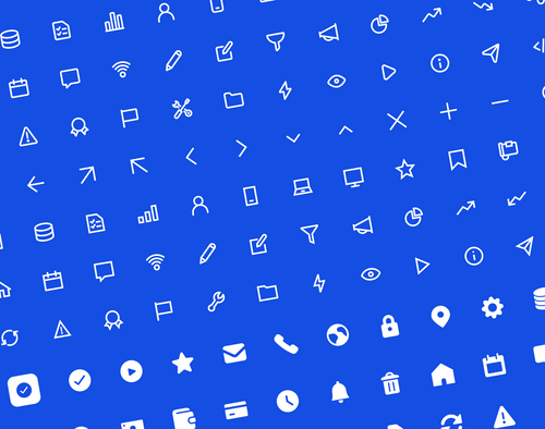 Custom Icon Set - Dataplus X Webflow Template