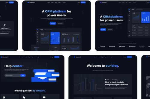 Buy Now On Webflow - Dataplus X Webflow Template