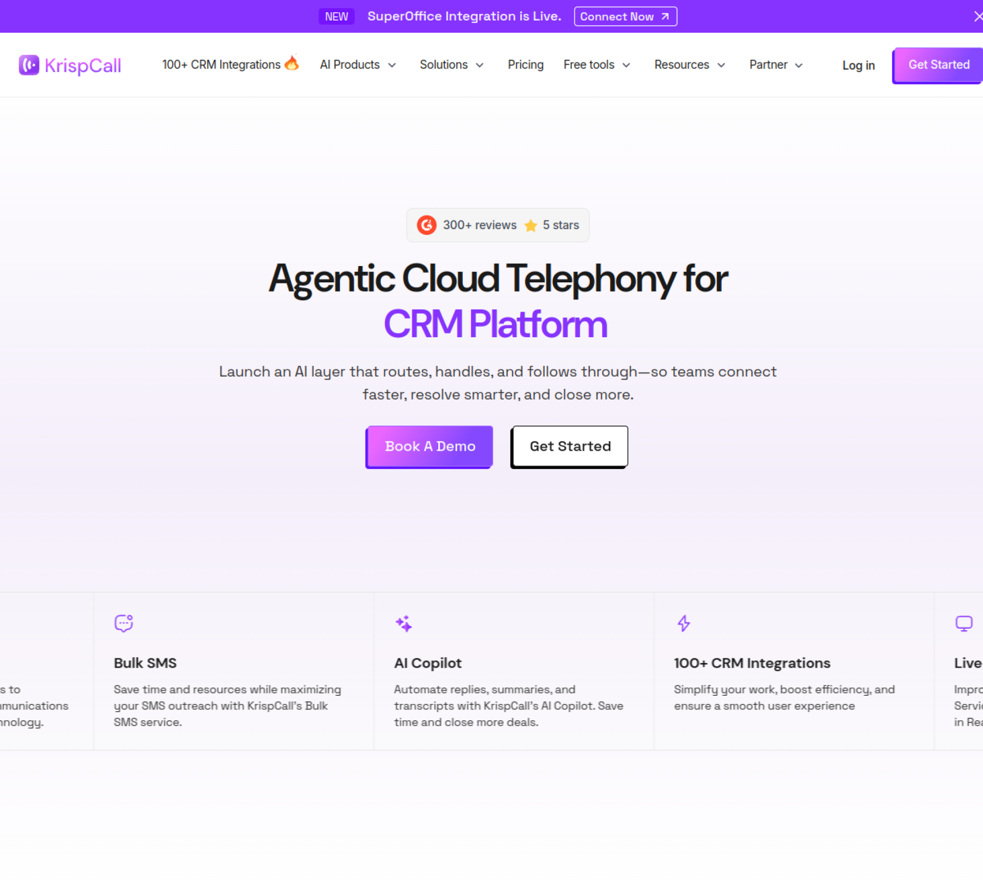 KrispCall screenshot