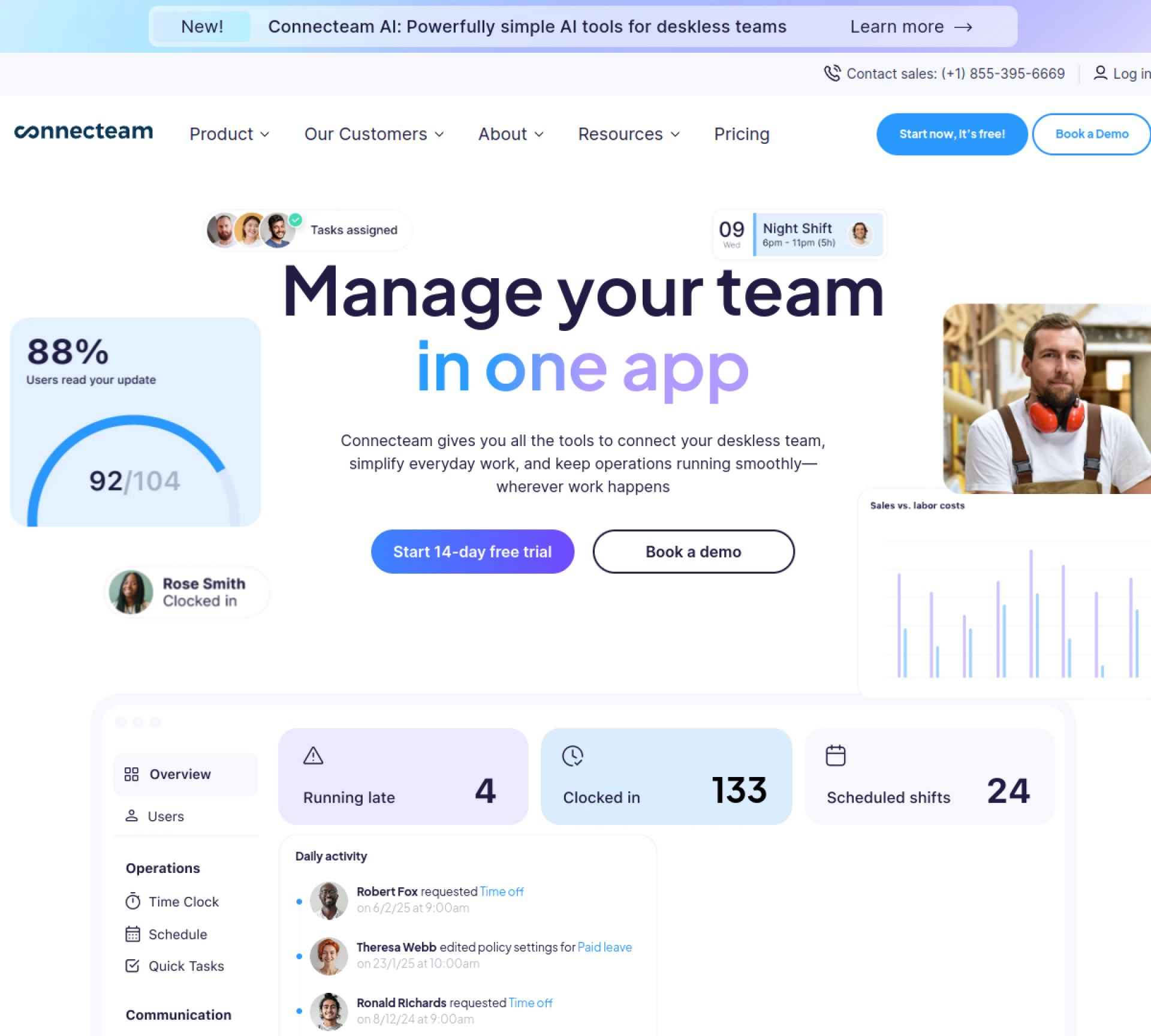 Connecteam screenshot