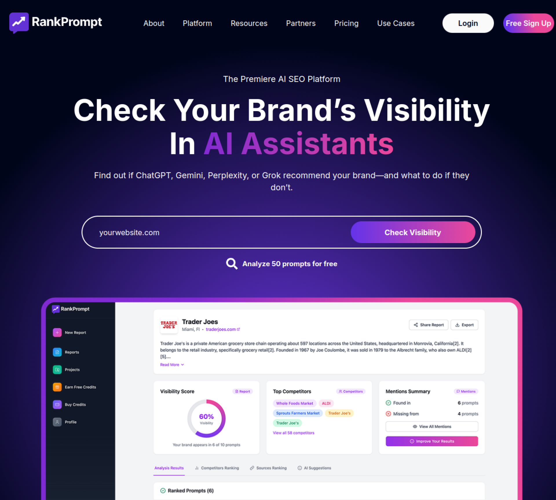 Rank Prompt screenshot