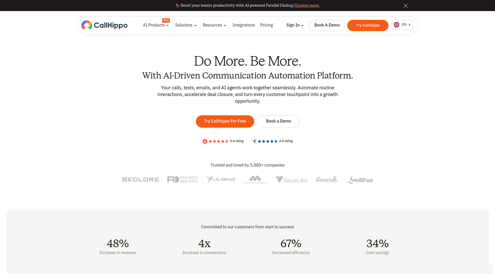 CallHippo screenshot