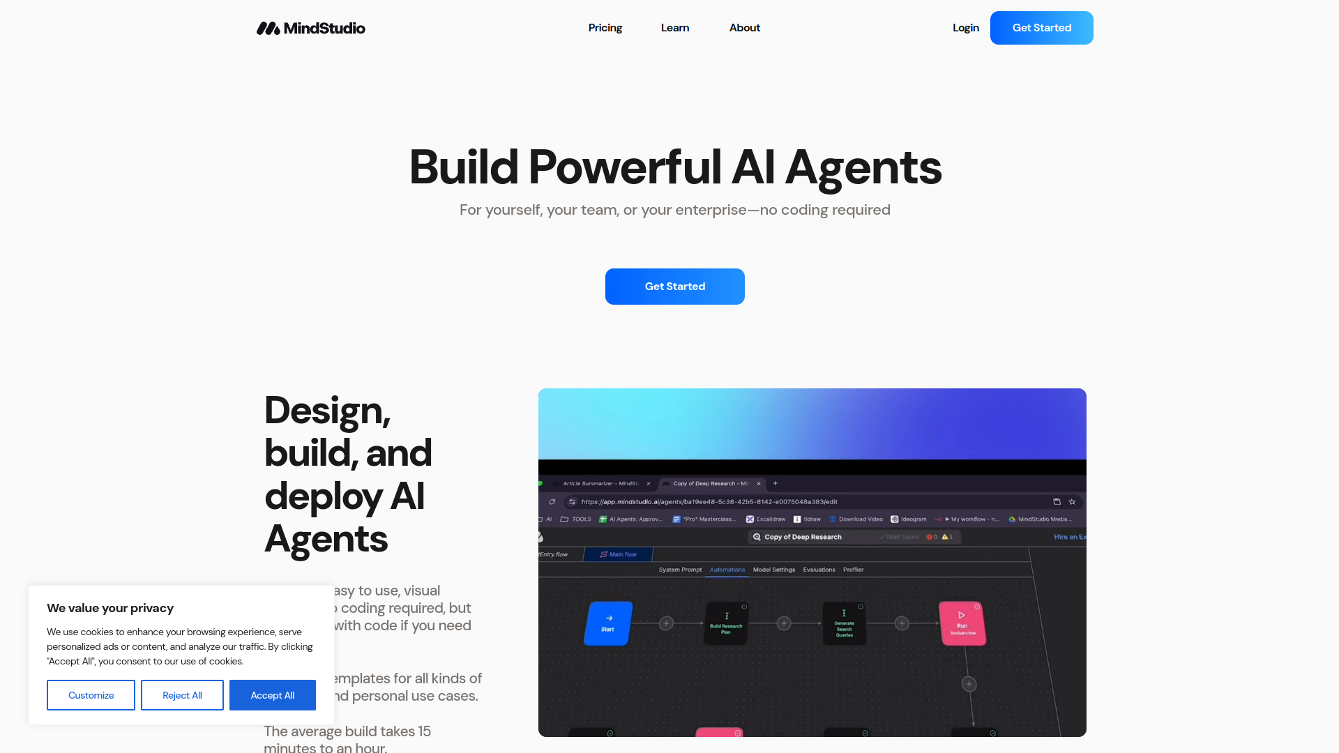MindStudio screenshot