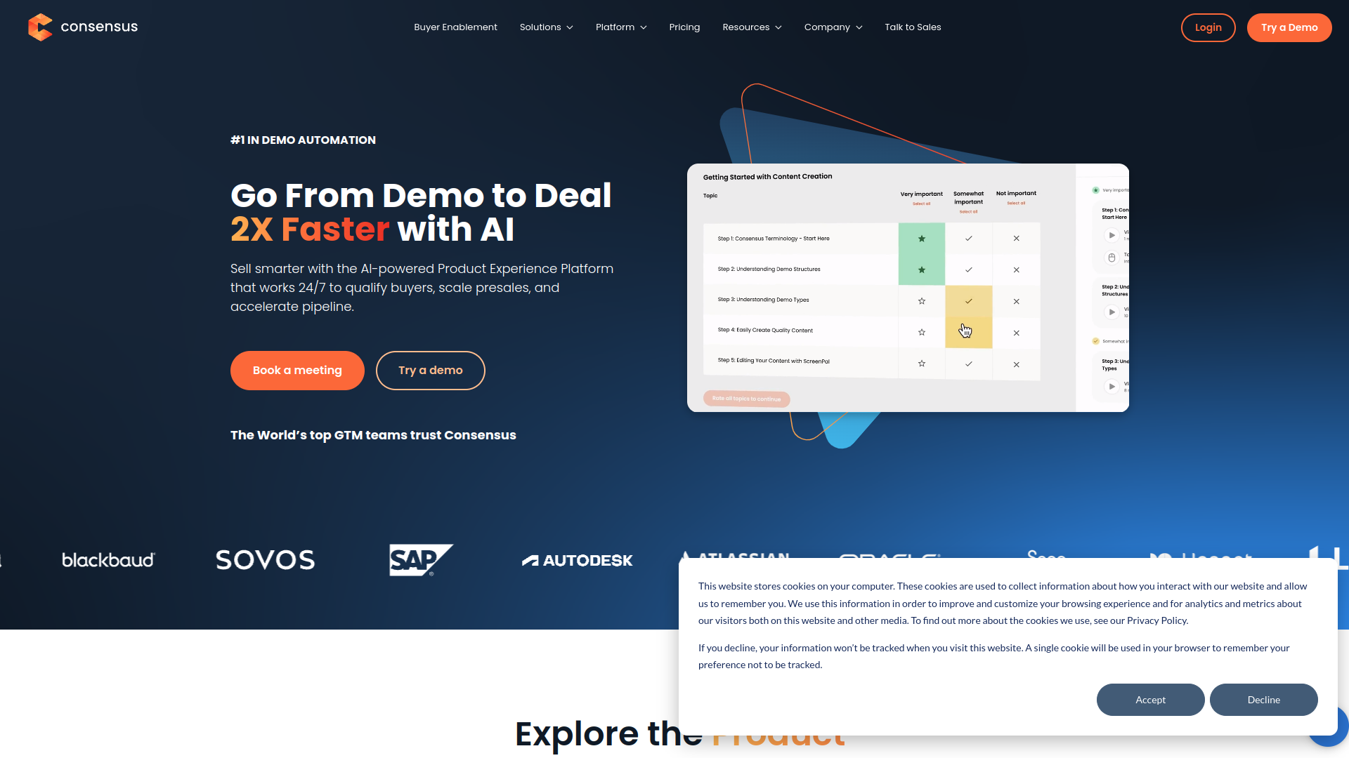Consensus screenshot