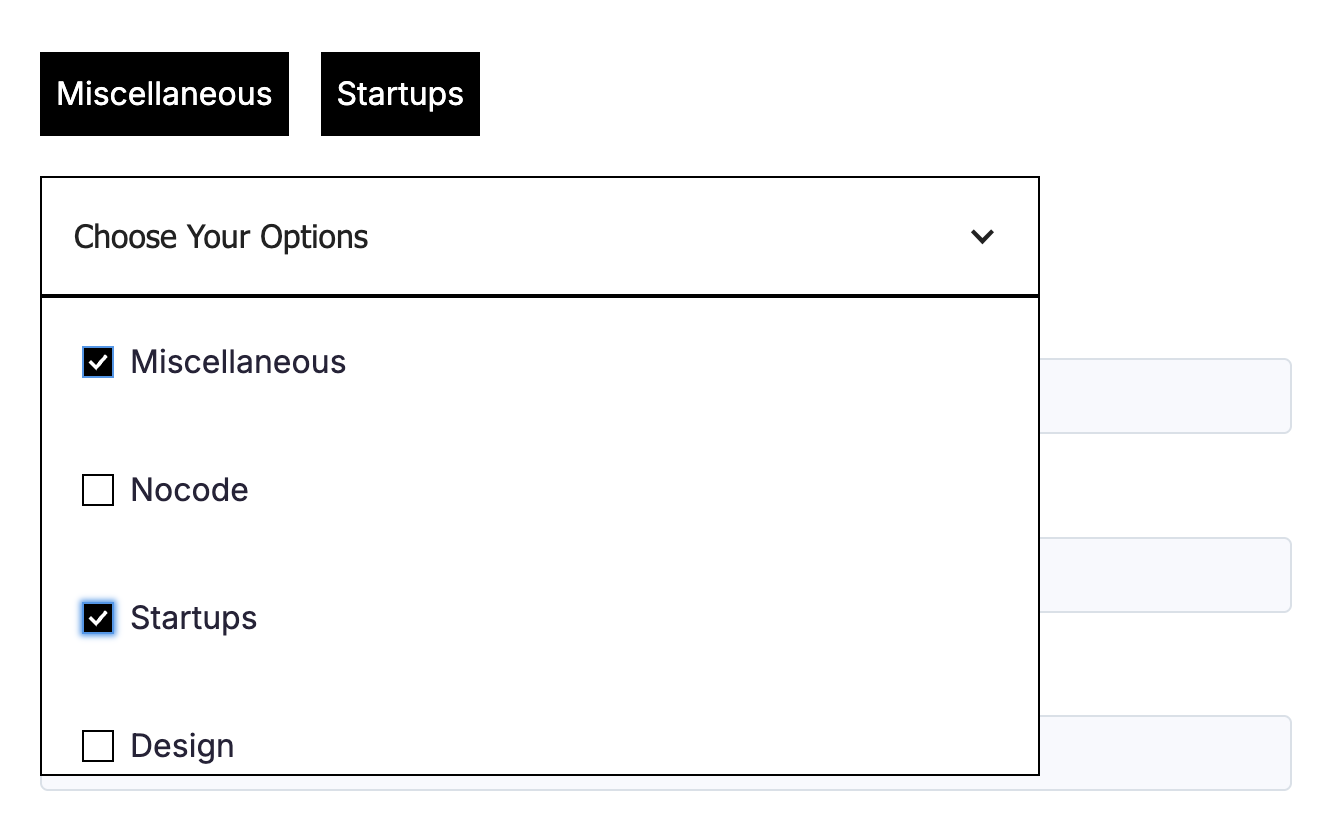 Multireference for form to cms item