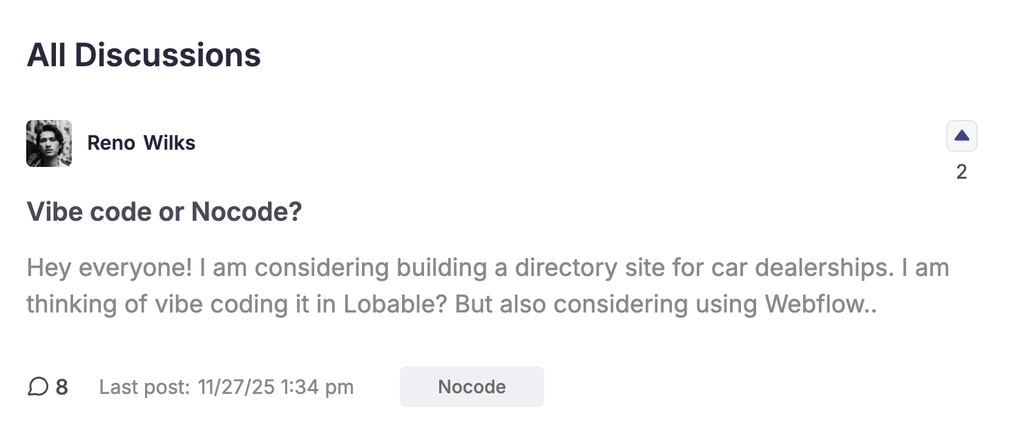 Sort your forum posts by recent comments / activity