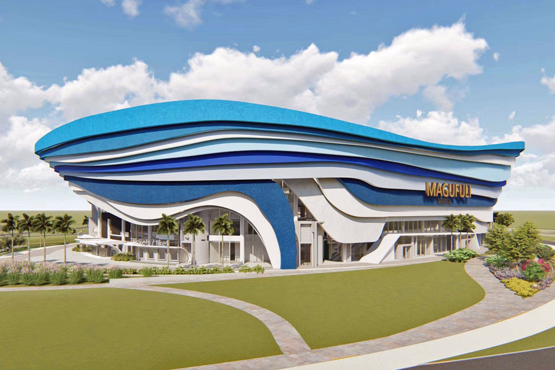 Indoor Arena Sideview