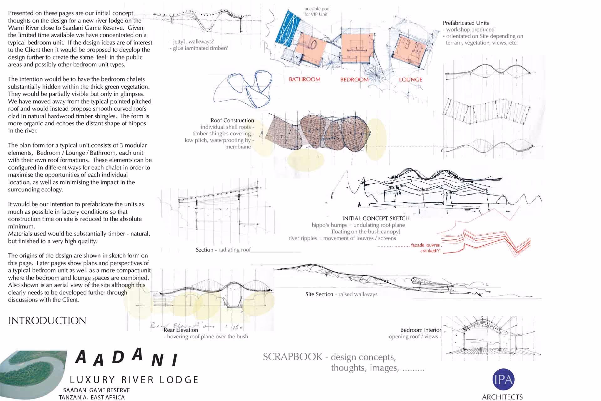 Sadaani River Lodge SW Bank Plan