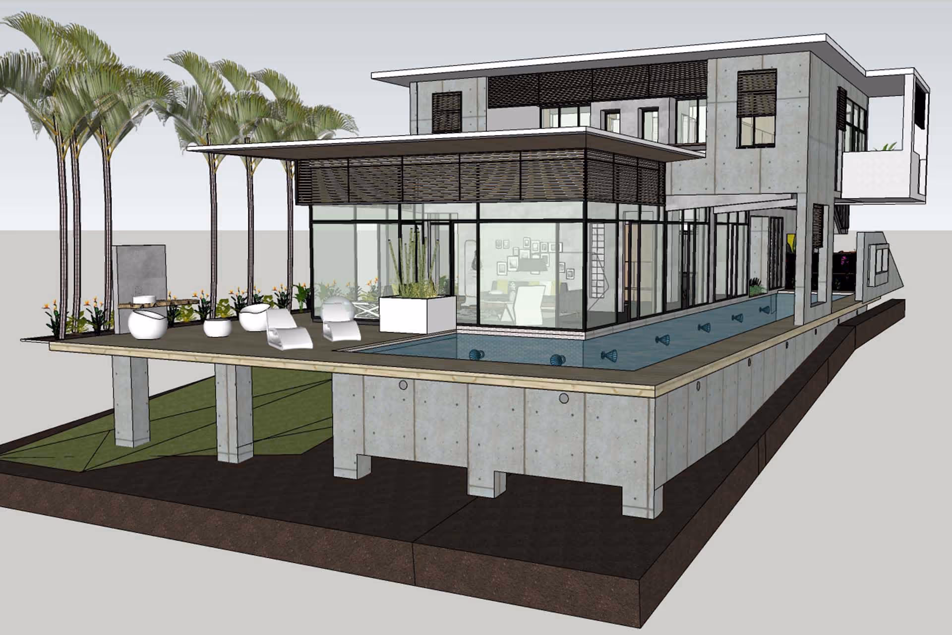 New Residence Pool side