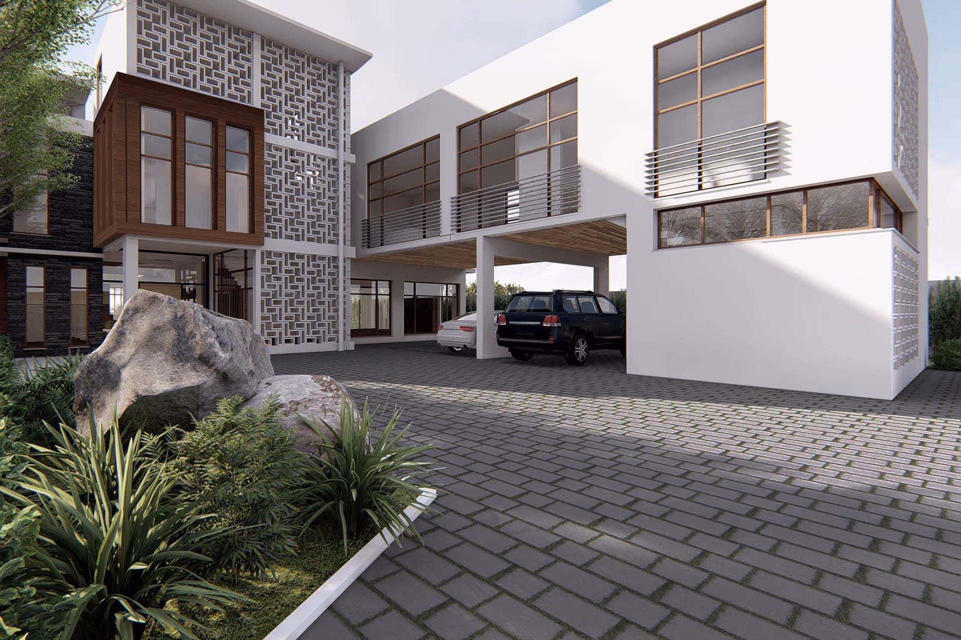 Proposed Residence A Side View