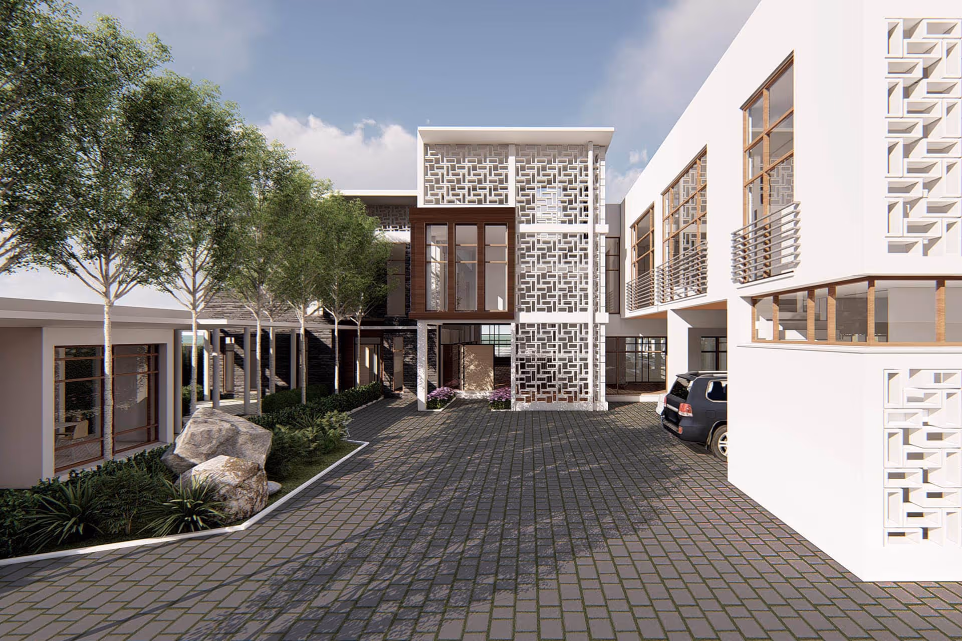 Proposed Residence A Parking Area