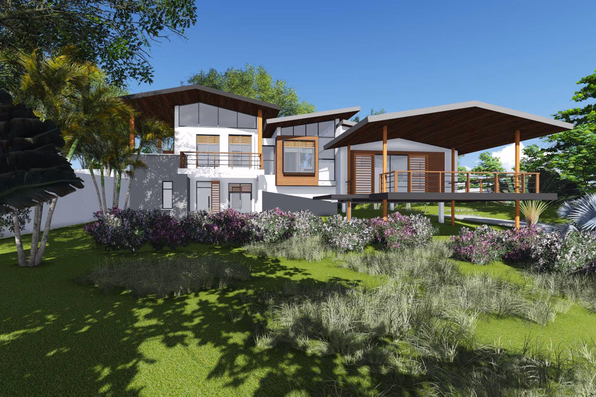 Beach house Complex Front View