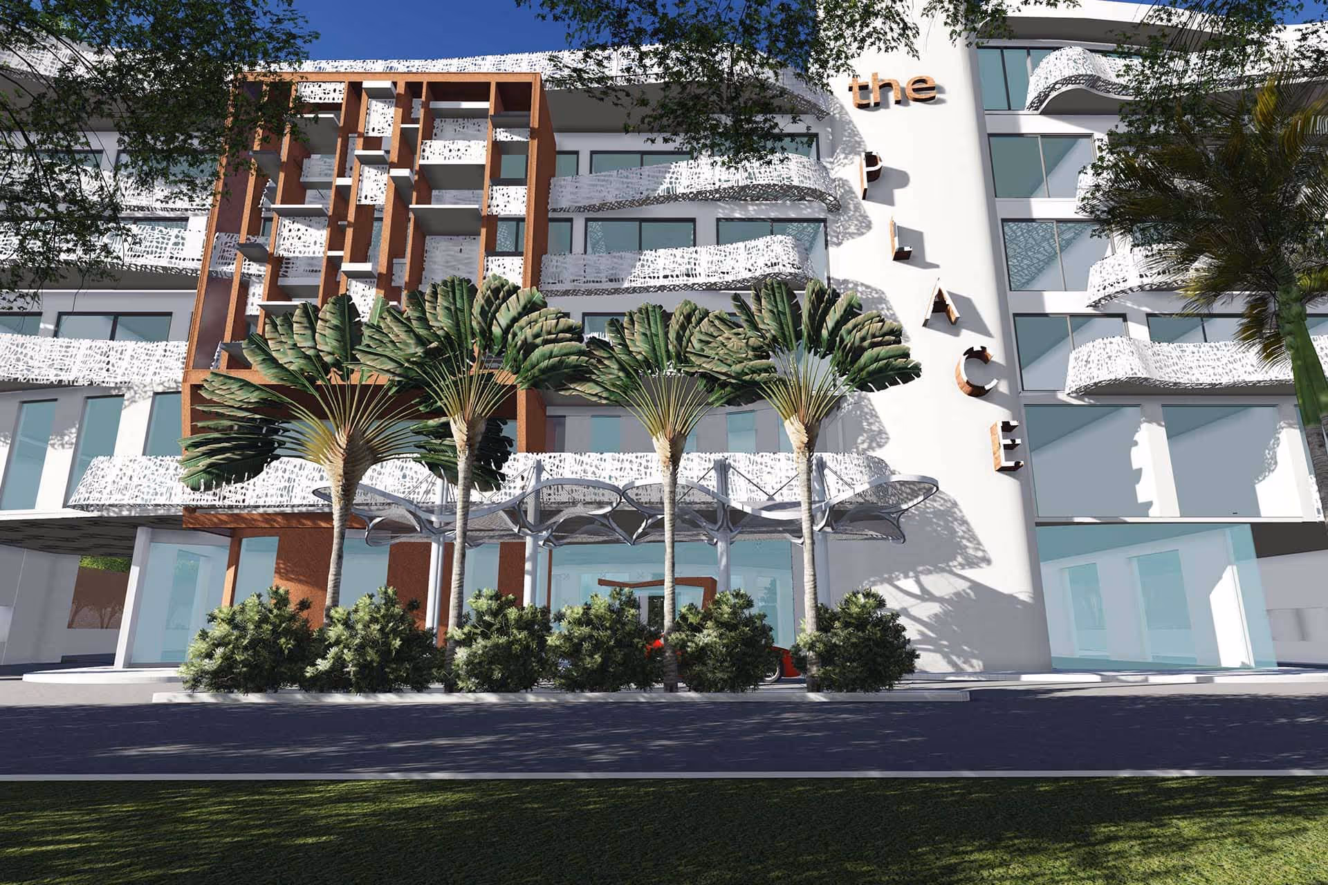 New Serviced Apartment Complex Front view