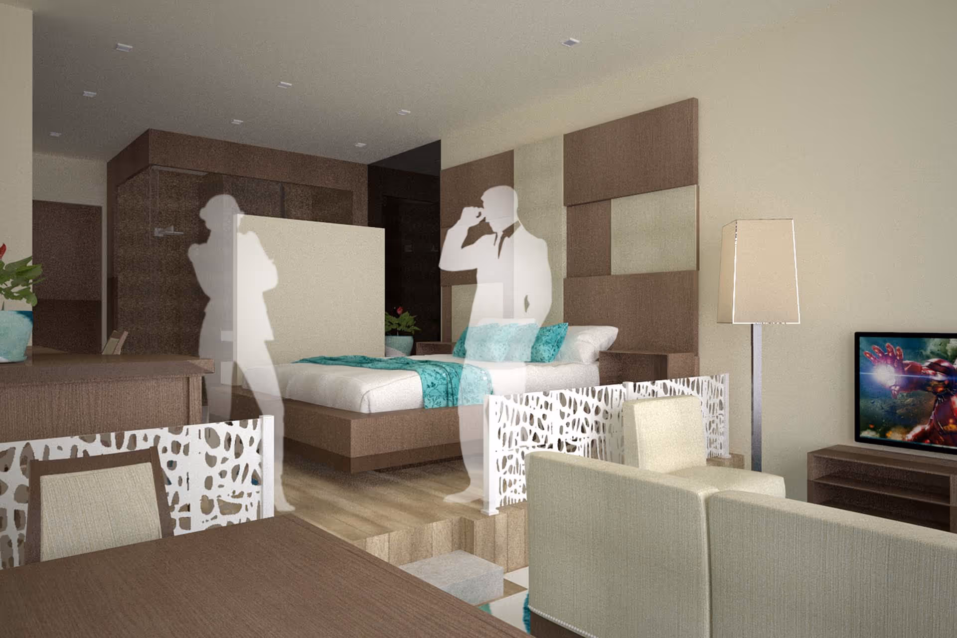 New Serviced Apartment Complex Bedrooms