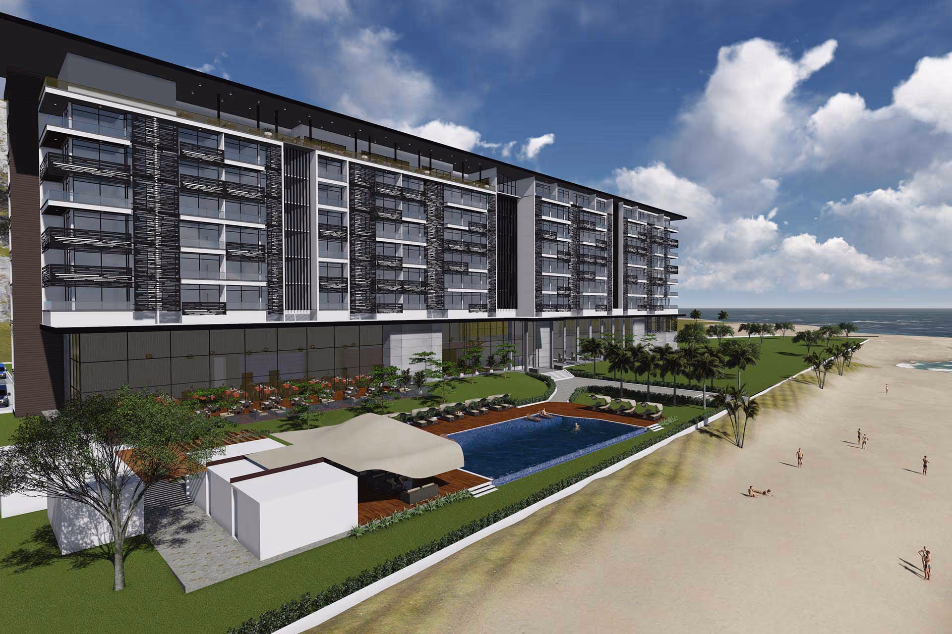 Proposed New Hotel Back view