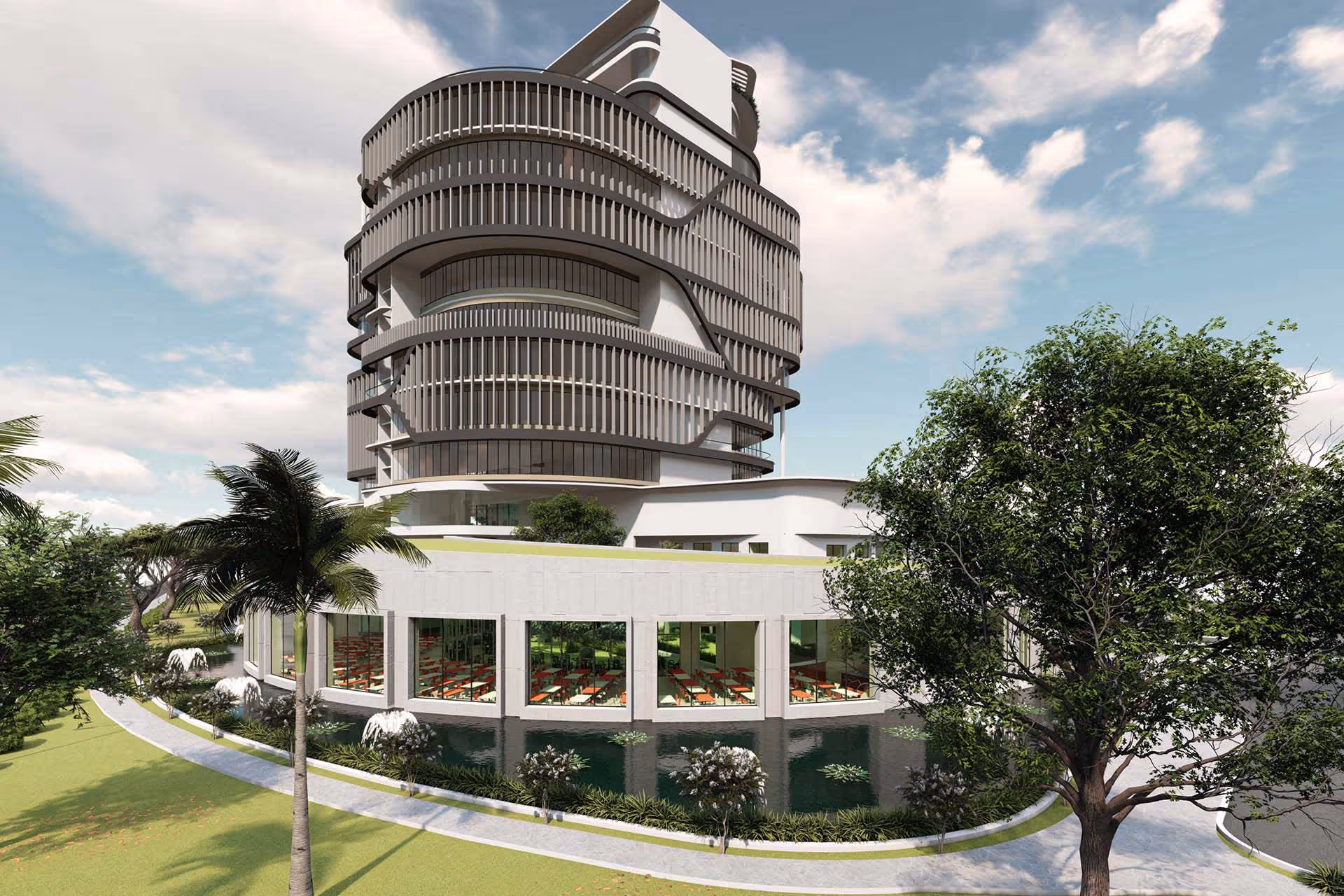 New Ministerial Headquarters Building Outside View