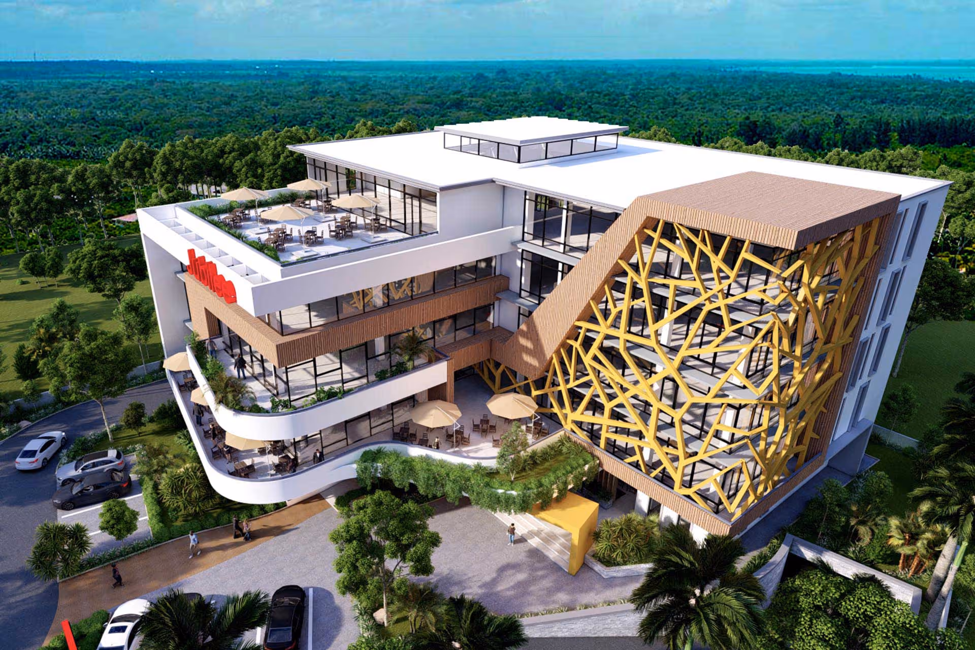 New Office Development Isometric