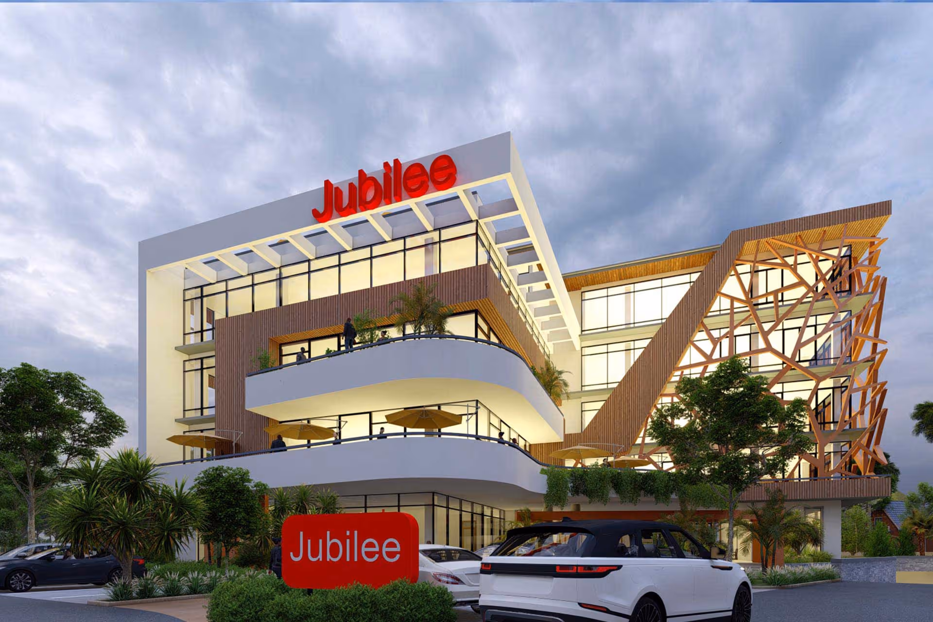 New Office Development Entrance