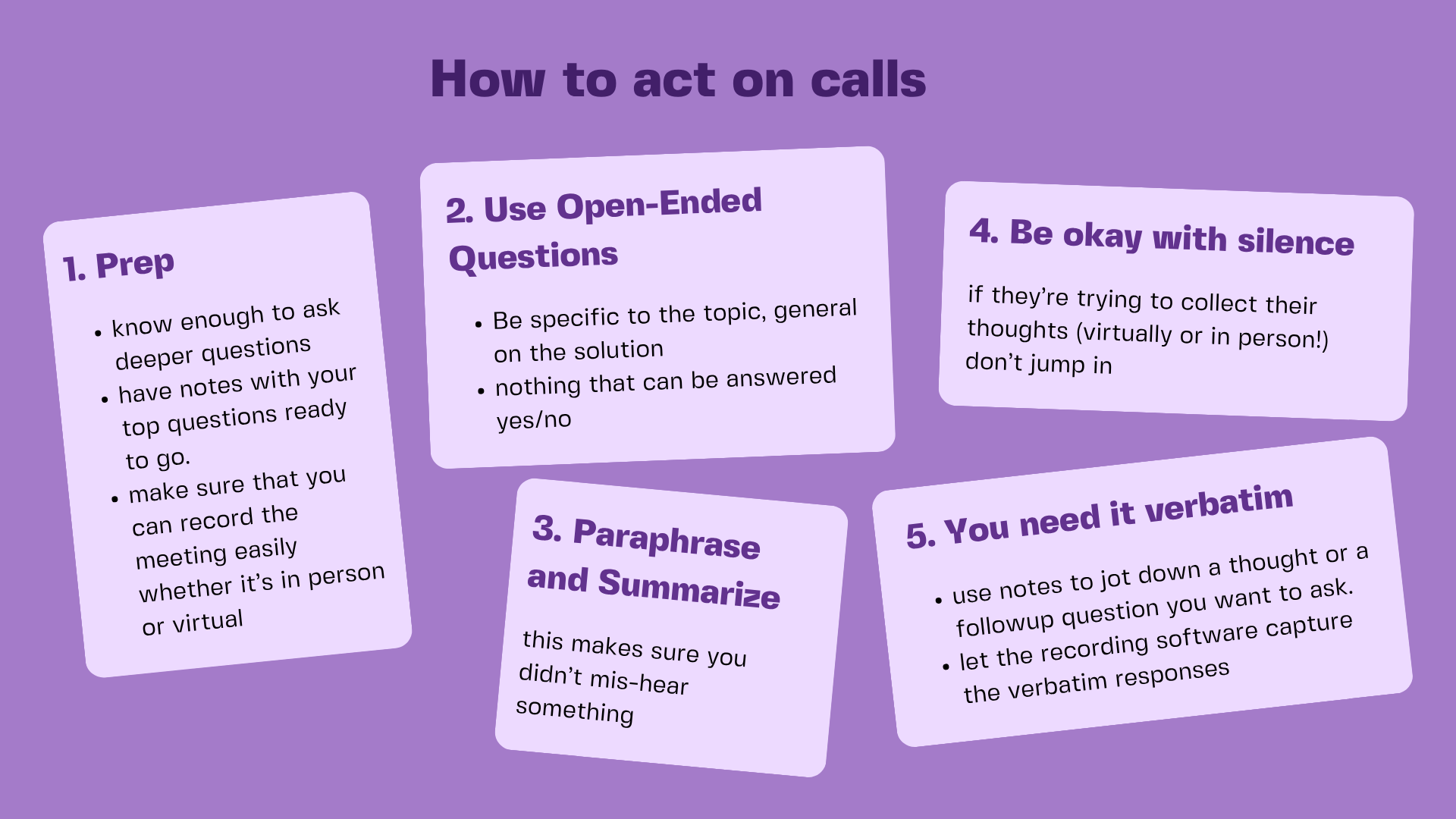 image showcasing the 5 ways to act on calls