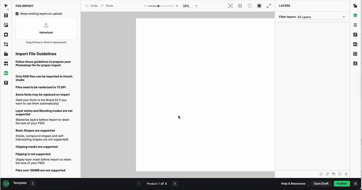 hunch figma and photoshop integration