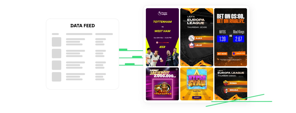 Turn data into dynamic creatives