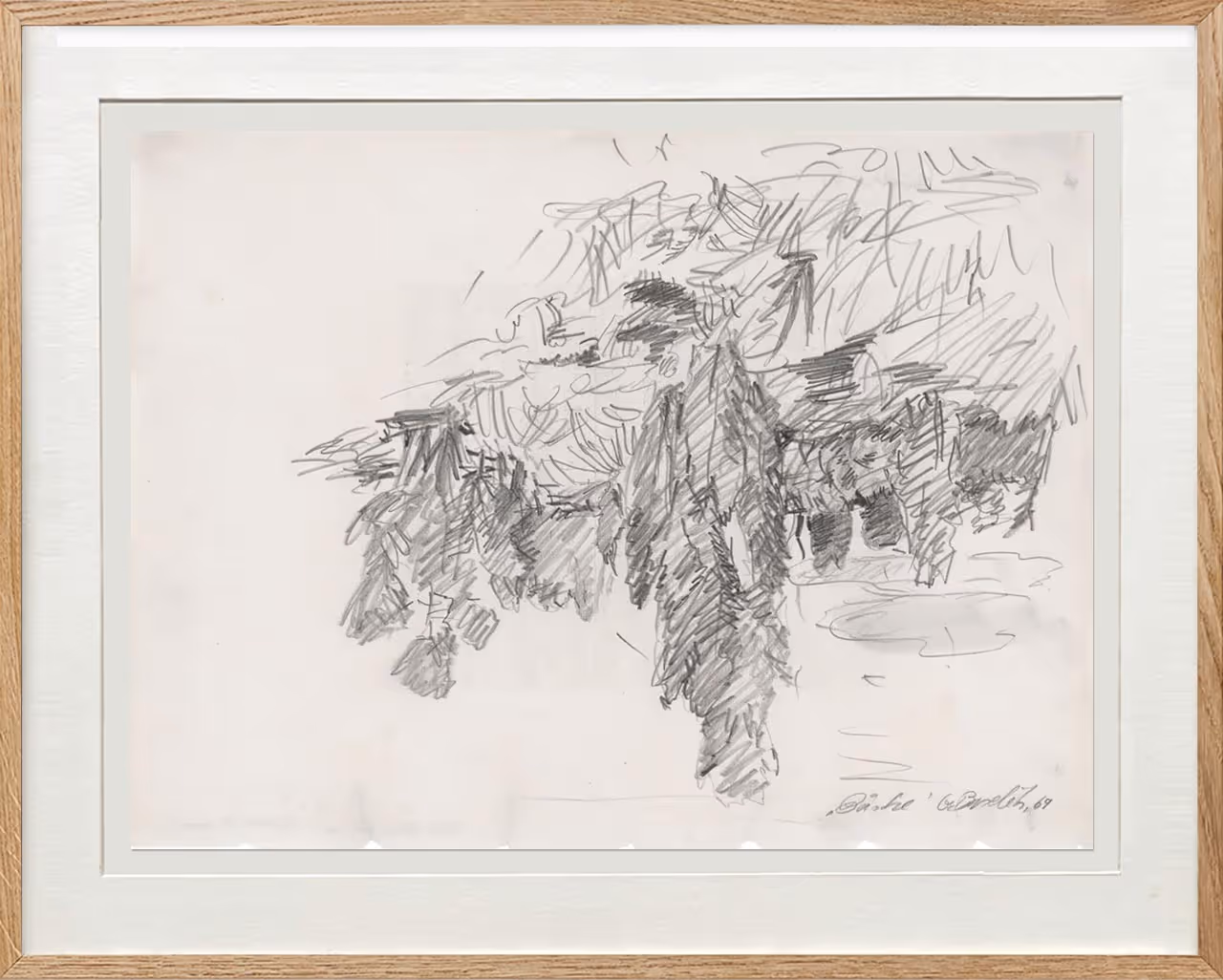 Georg Baselitz bushes