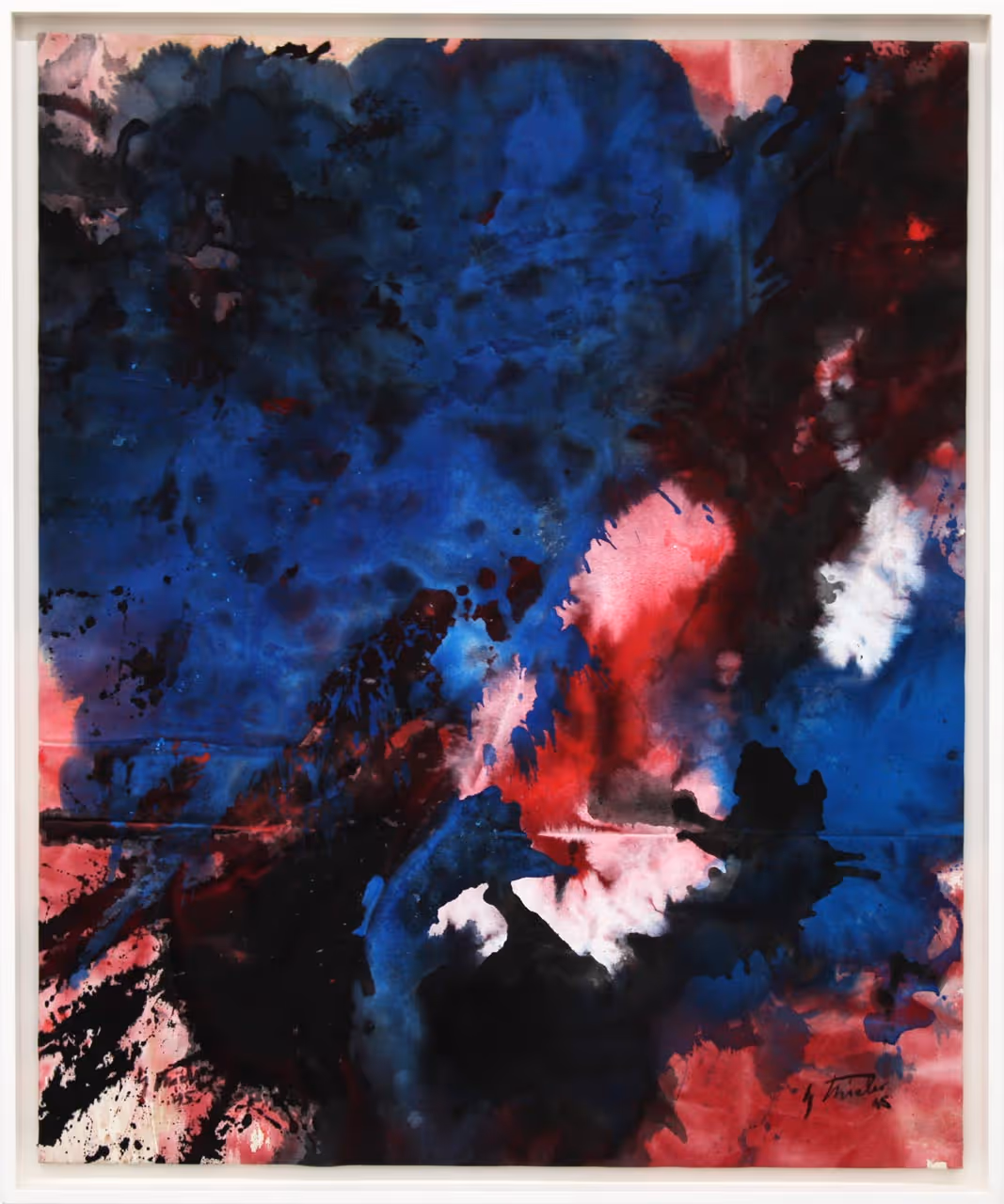 Fred Thieler Bursting Blue