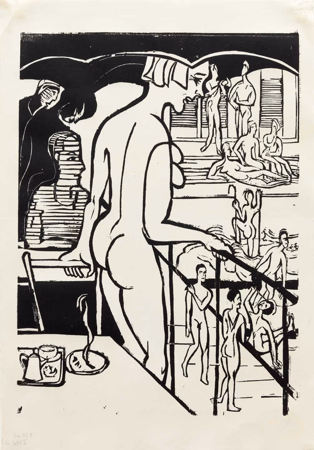 Ernst Ludwig Kirchner Bathing establishment