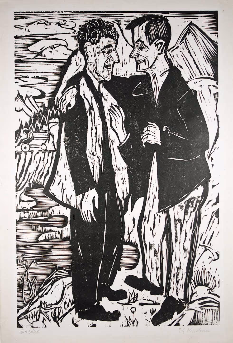 Ernst Ludwig Kirchner The Friends