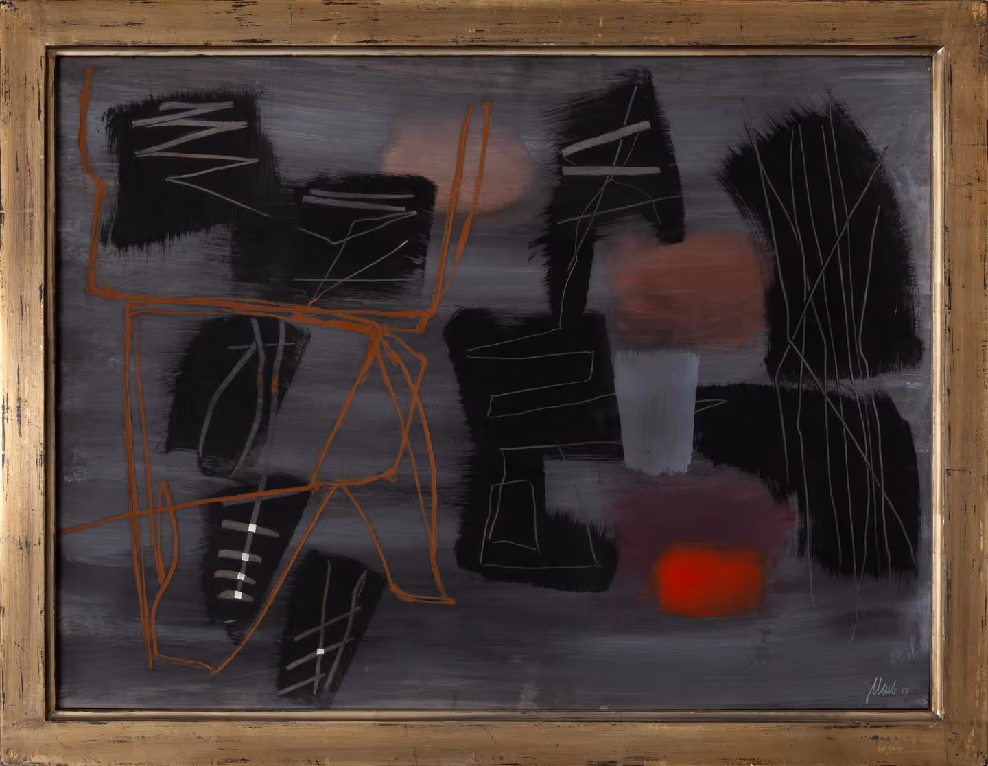 Fritz Winter Figuration Black