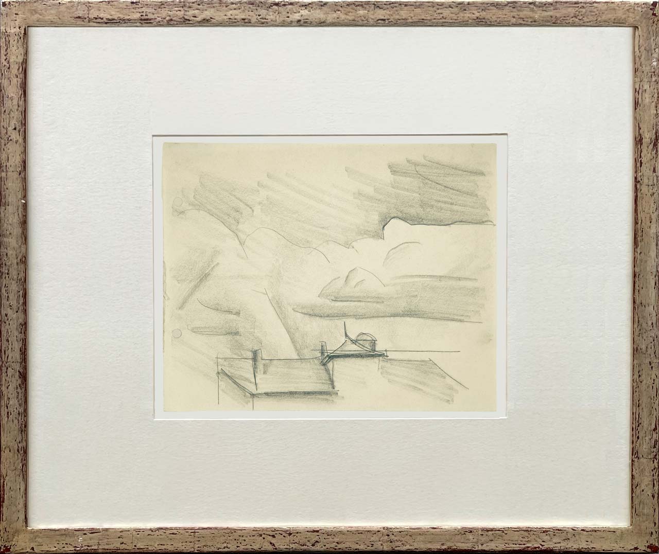 Lyonel Feininger Weimar (Dächer und Wolken)