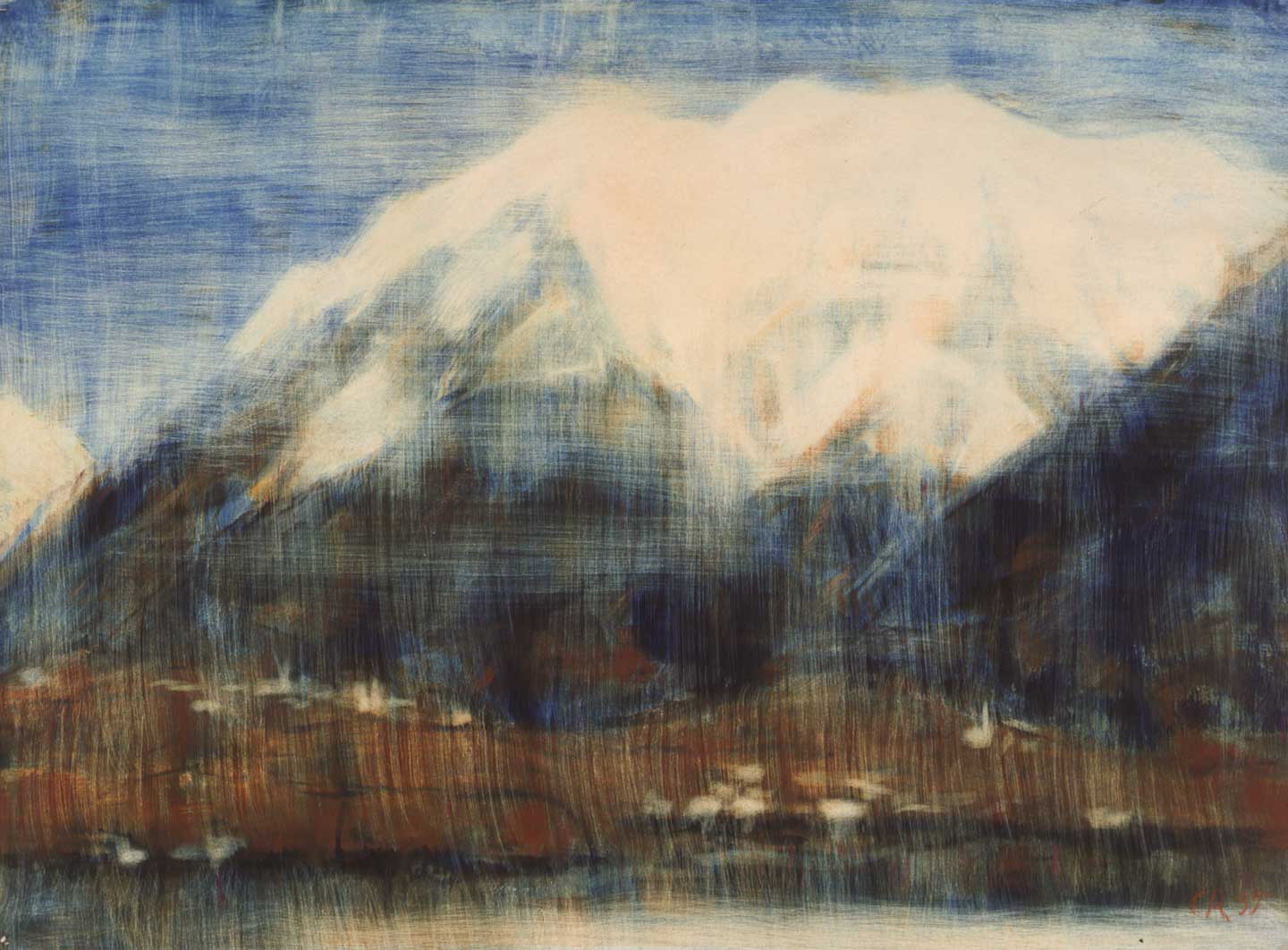 Christian Rohlfs Schneeberg by the Lake