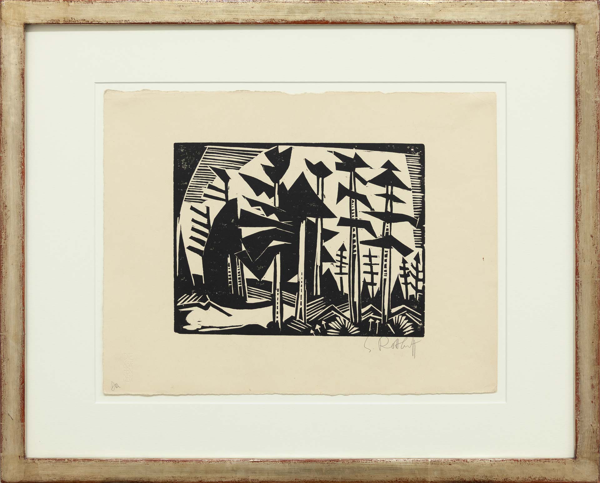Karl Schmidt-Rottluff Landschaft (Russischer Wald)