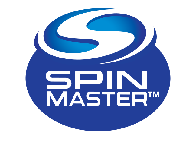 Toy manufacture Spin Master logo.