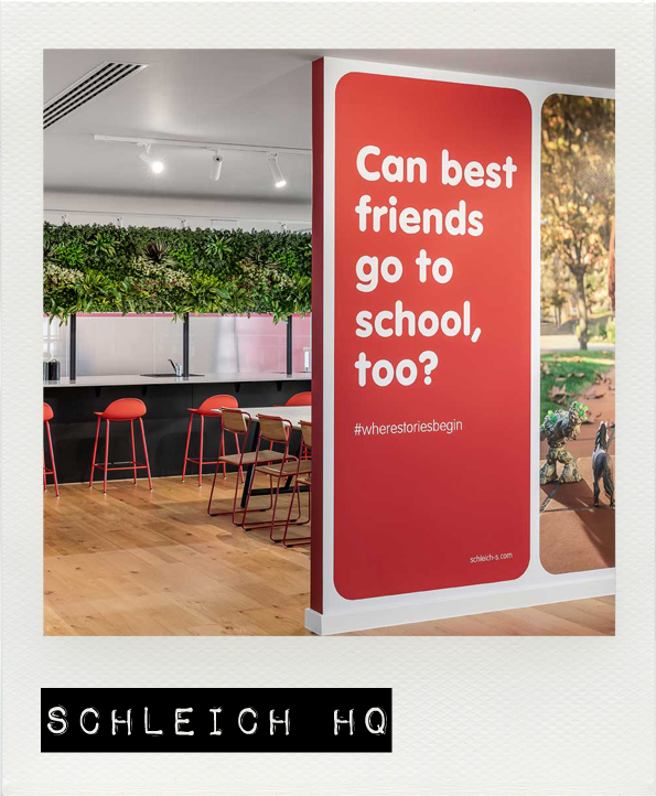 Schleich head office polaroid.